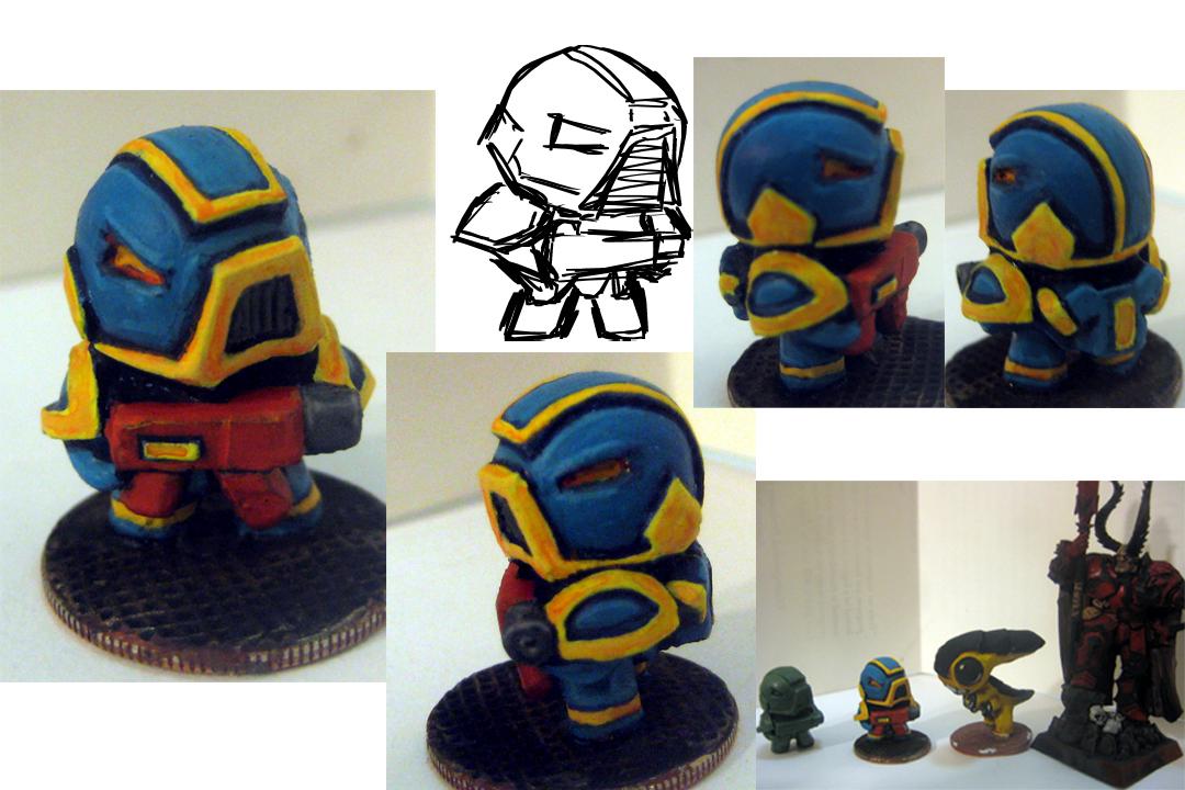 bandai space marine chibi